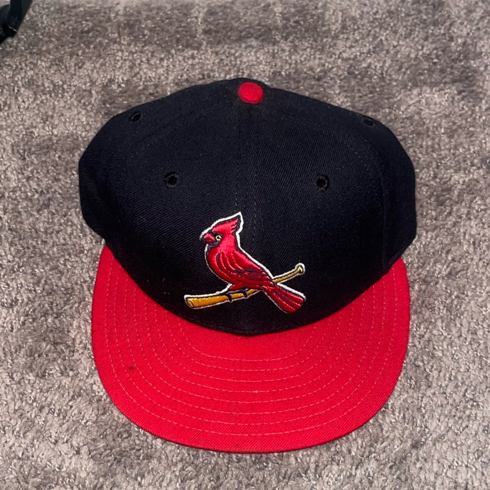 St. Louis Cardinals Black and Red Cap